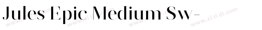 Jules Epic Medium Sw字体转换